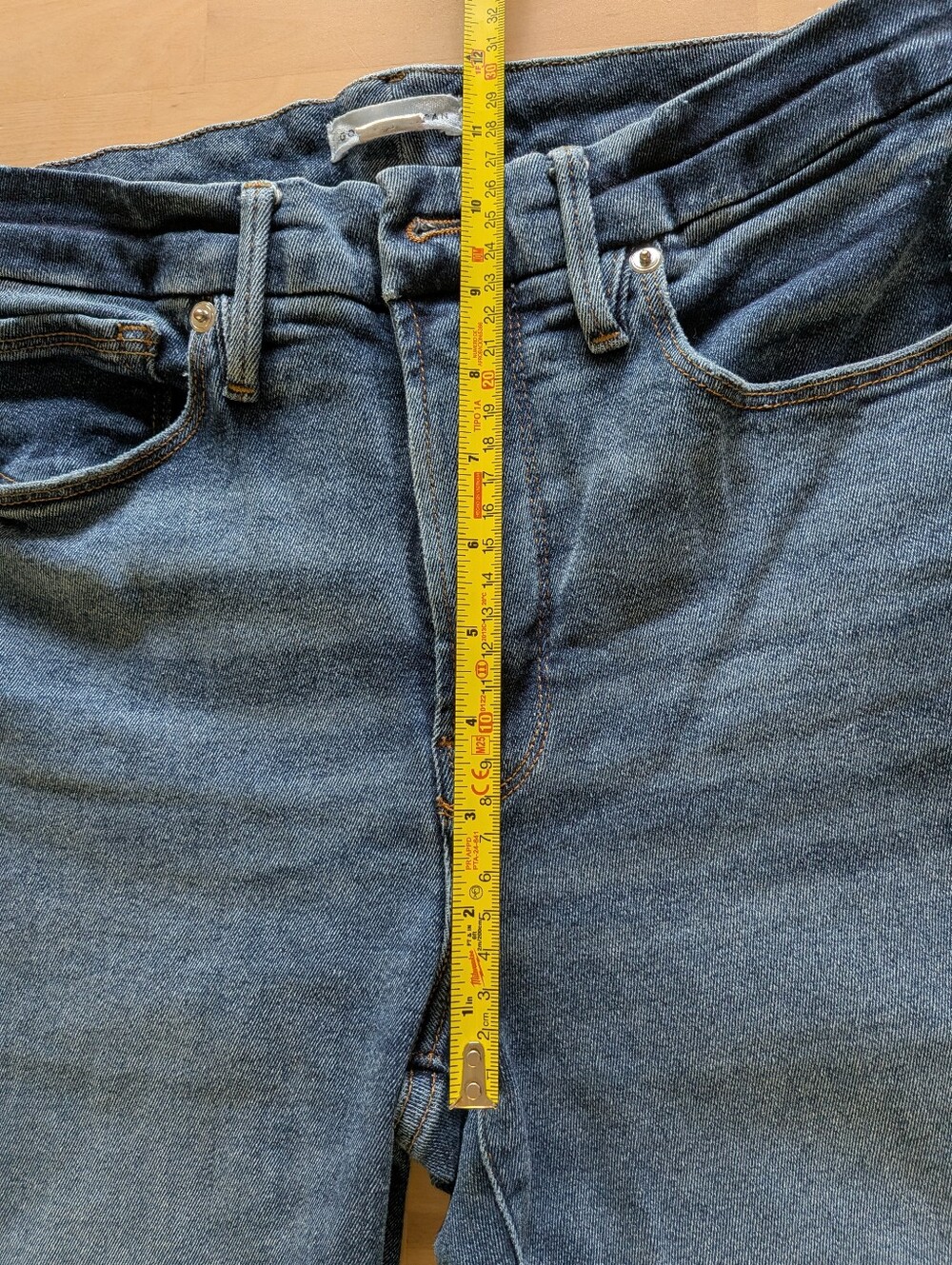 Good American Good Legs Straight Leg Indigo Size 6 or 28 - Picture 7 of 10